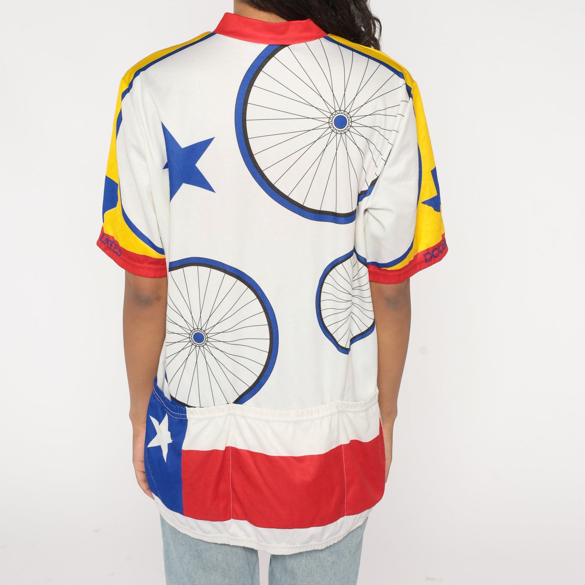 90s Aussie Cycling Jersey Tandem Bicycle Graphic Tee White Extra Extra Large XXL