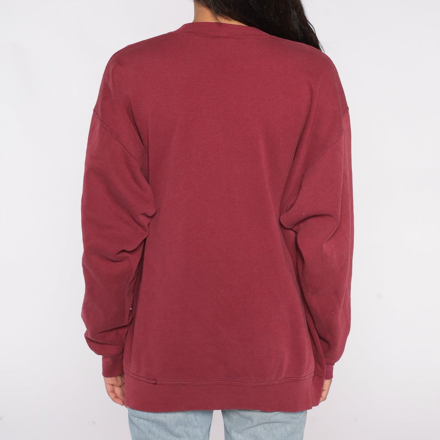 90s San Antonio Texas Sweatshirt Burgundy Oneita Crewneck Extra Large XXL
