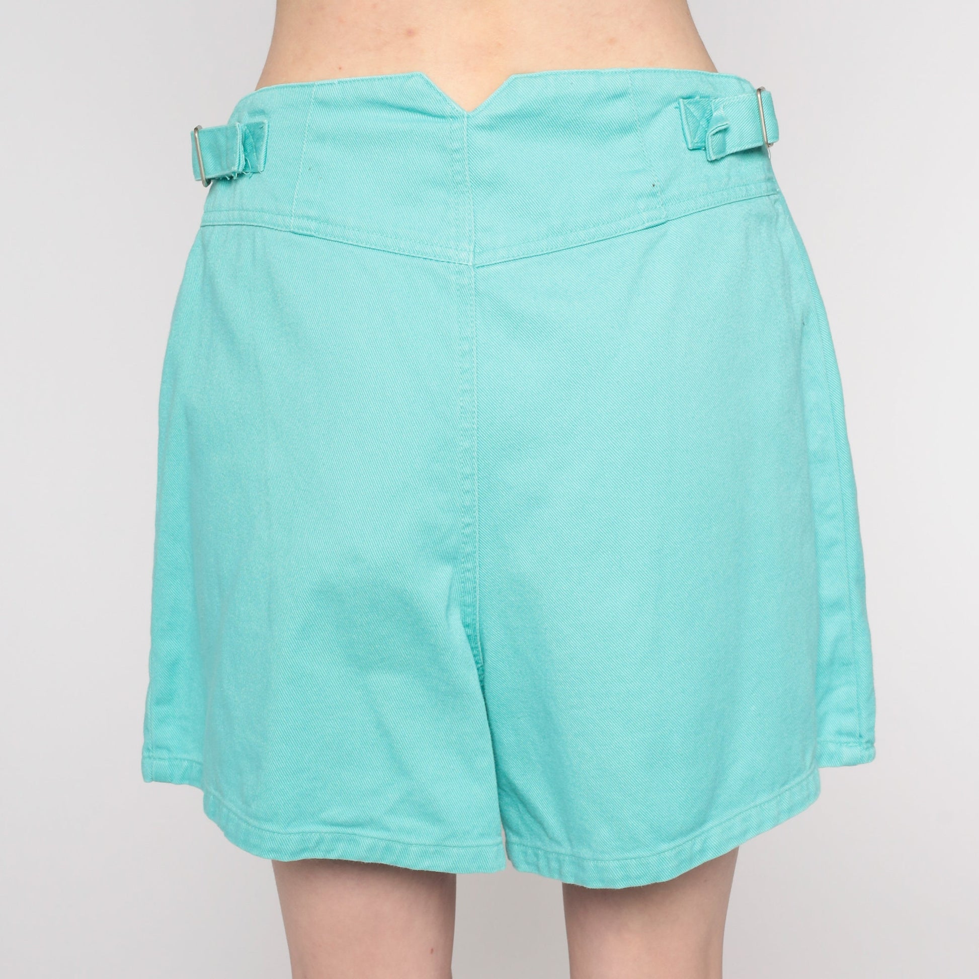 90s Sostanza Mint Green High-Waisted Mini Skort Small S