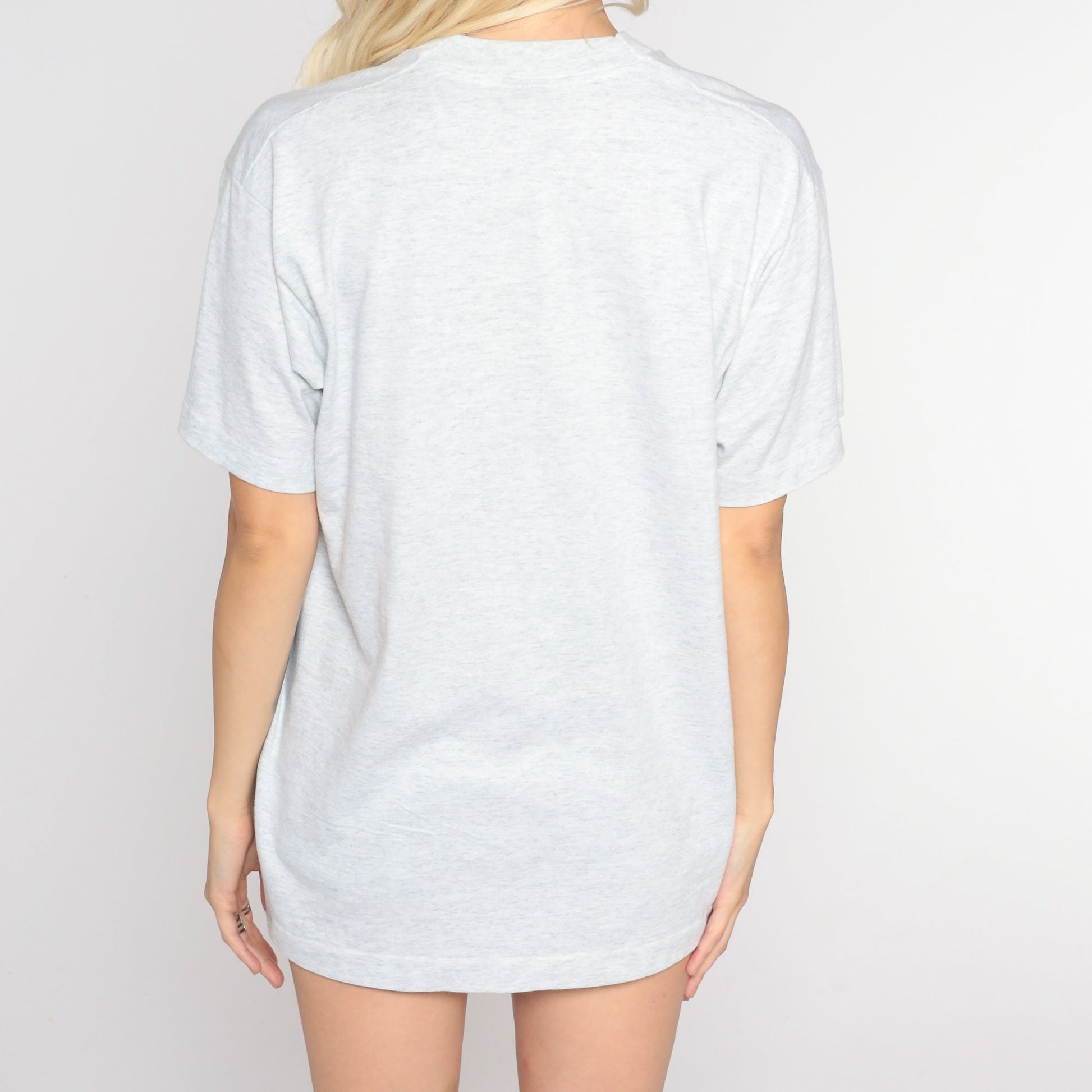 1992 Great Smoky Mountains Rod Run Graphic Tee Grey Classic Car 90s Large