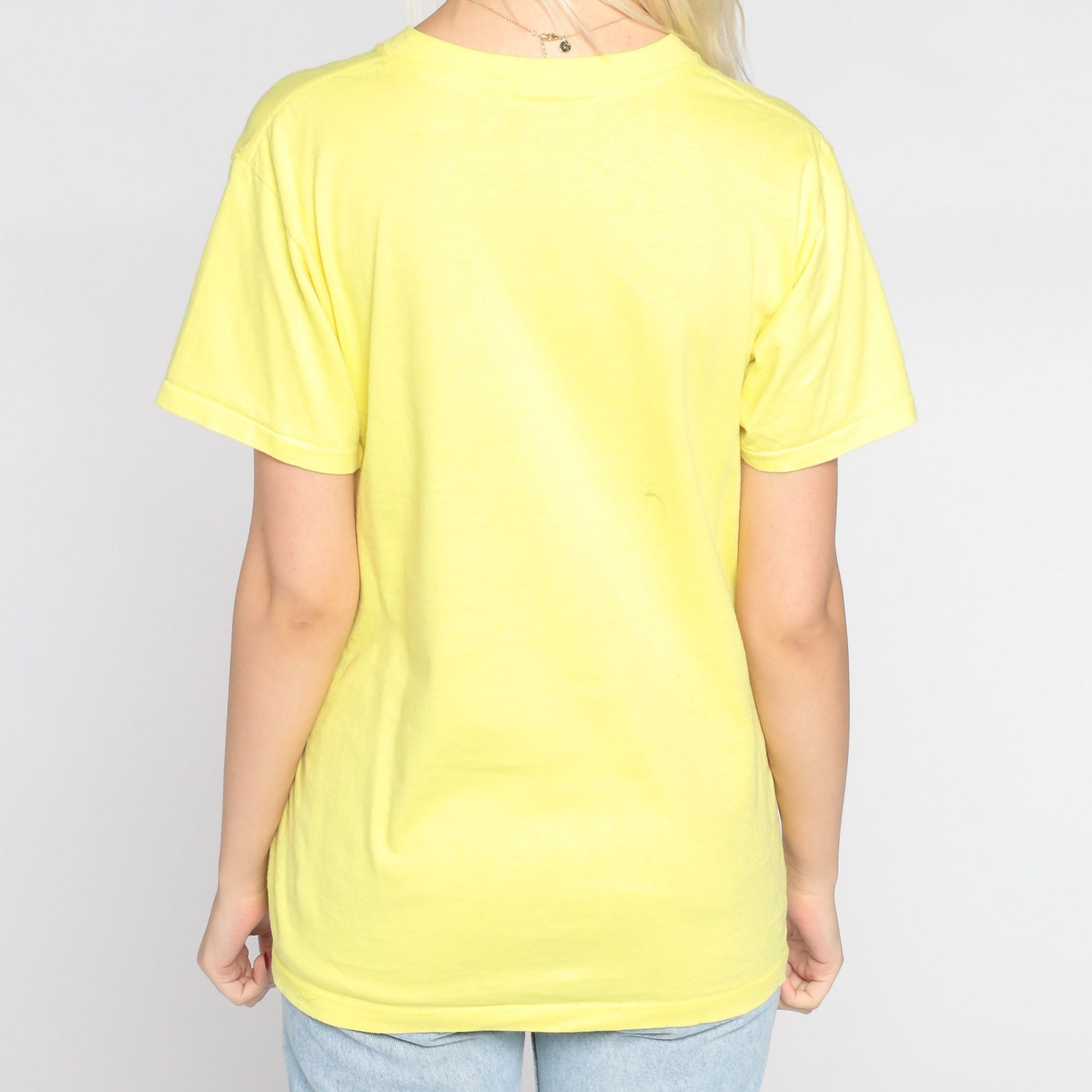 90s Stone Hill Winery Branson Missouri Graphic T-Shirt Yellow Medium
