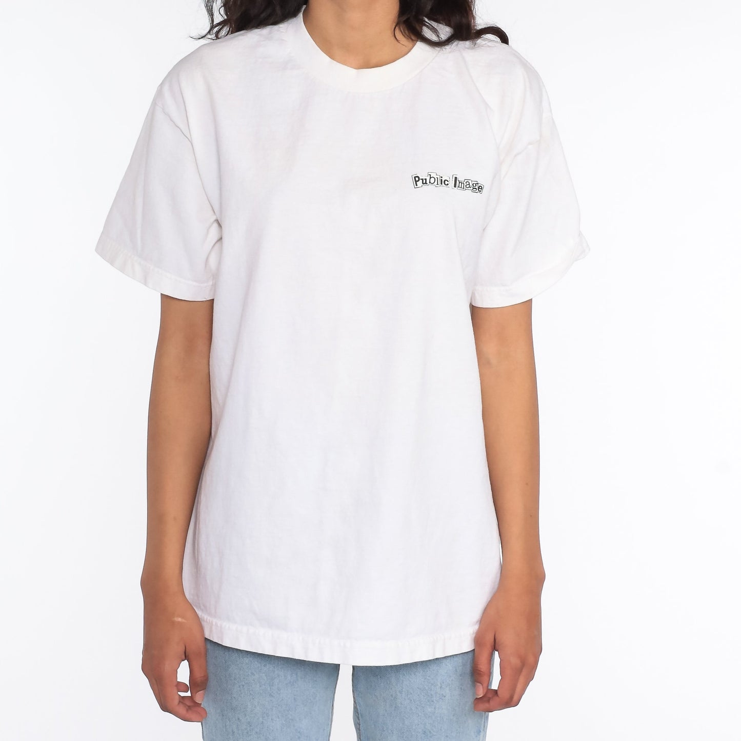 90s Public Image Skateboarding Graphic T-Shirt Cotton Tee Medium Large