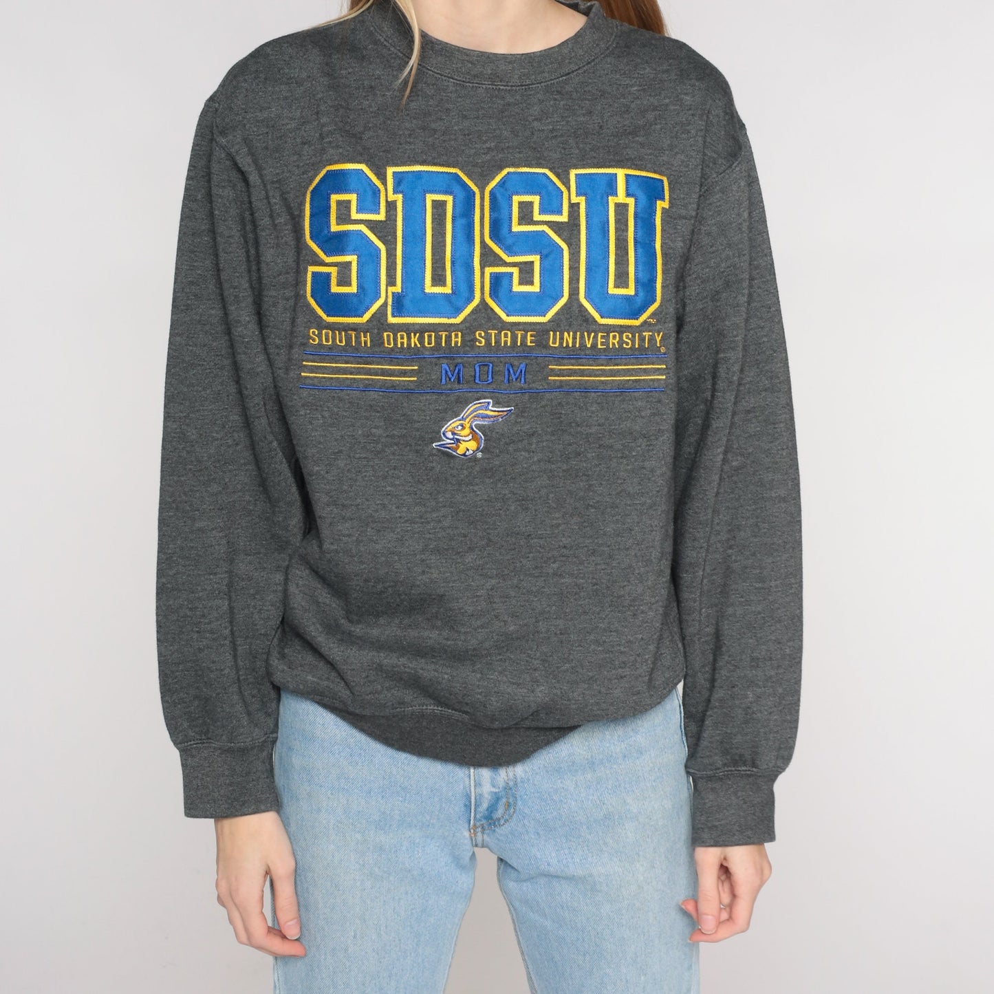 Y2K SDSU Mom Sweatshirt South Dakota State University Crewneck Small S