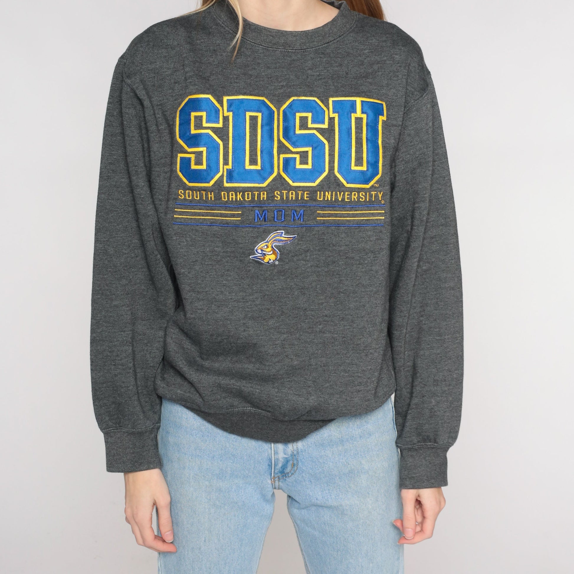 Y2K SDSU Mom Sweatshirt South Dakota State University Crewneck Small S
