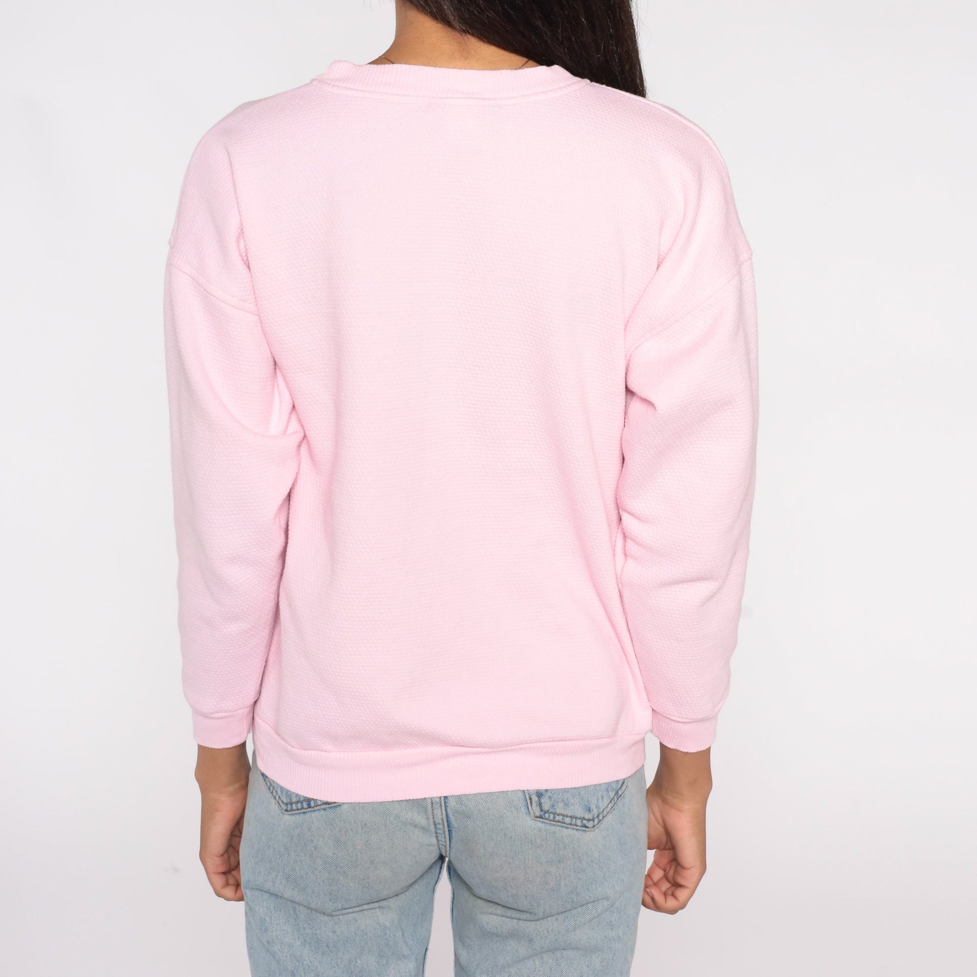 90s Paradise Island Bahamas Pink Graphic Sweatshirt Crewneck Medium