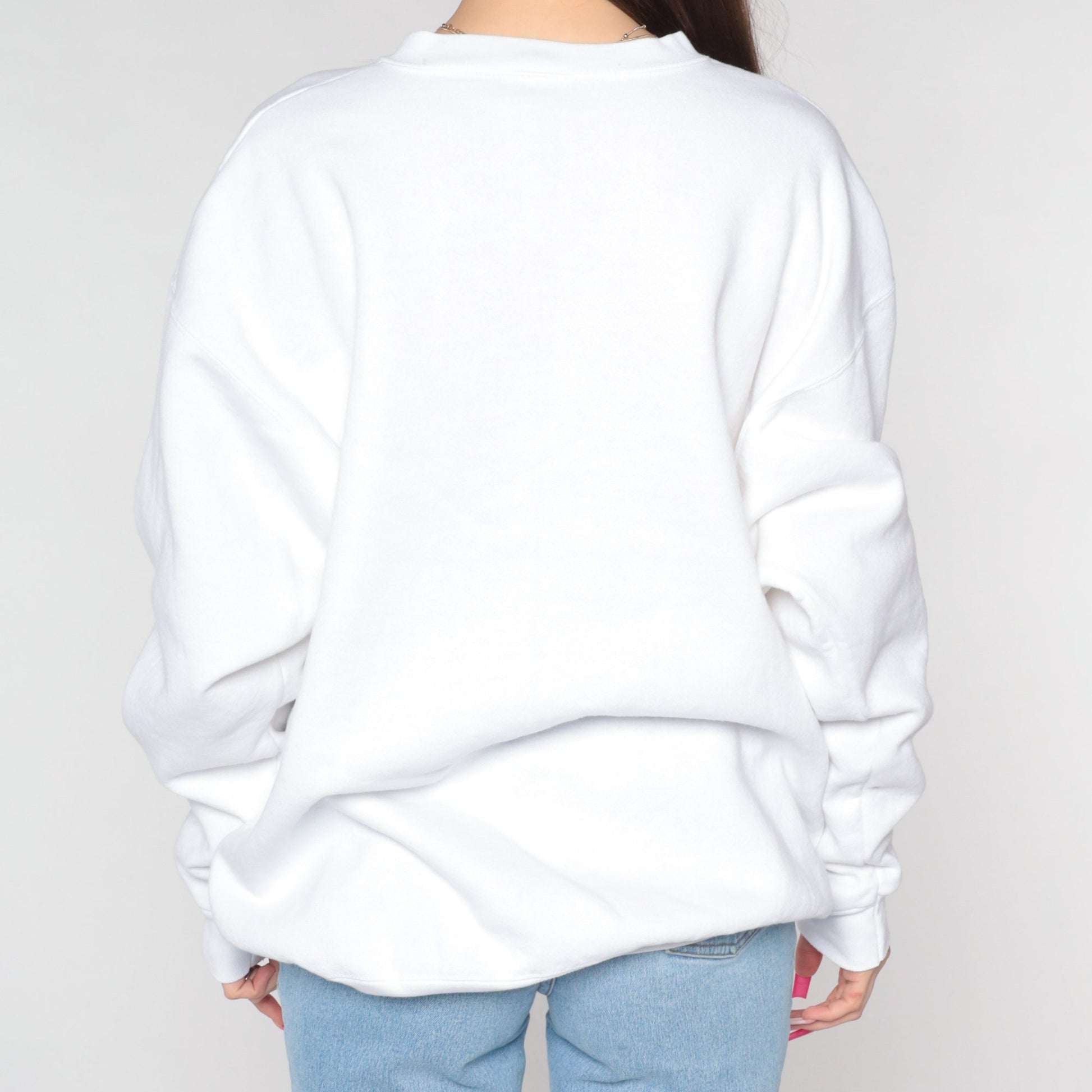 90s Arizona Flag Spellout Sweatshirt White Graphic Crewneck Extra Large XXL
