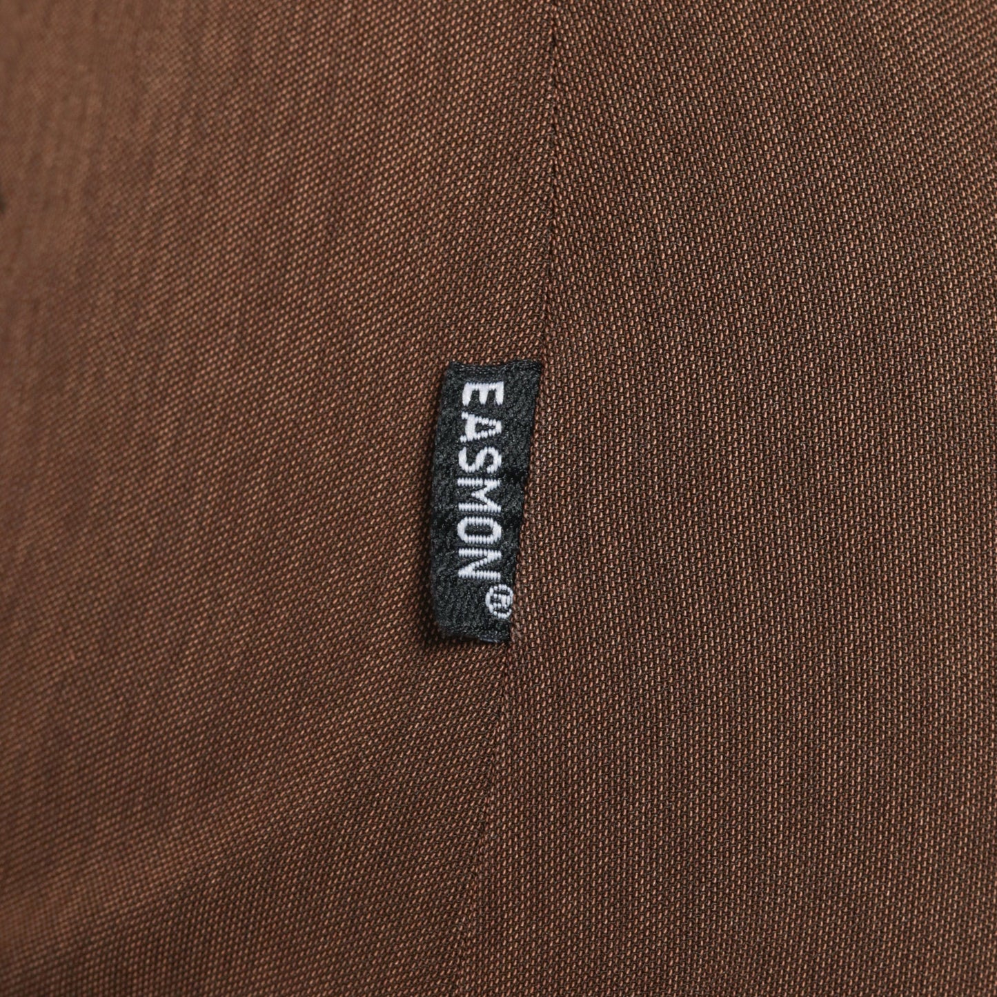 Y2K Brown High-Waisted Straight Leg Pants Sparkly Squiggle XS