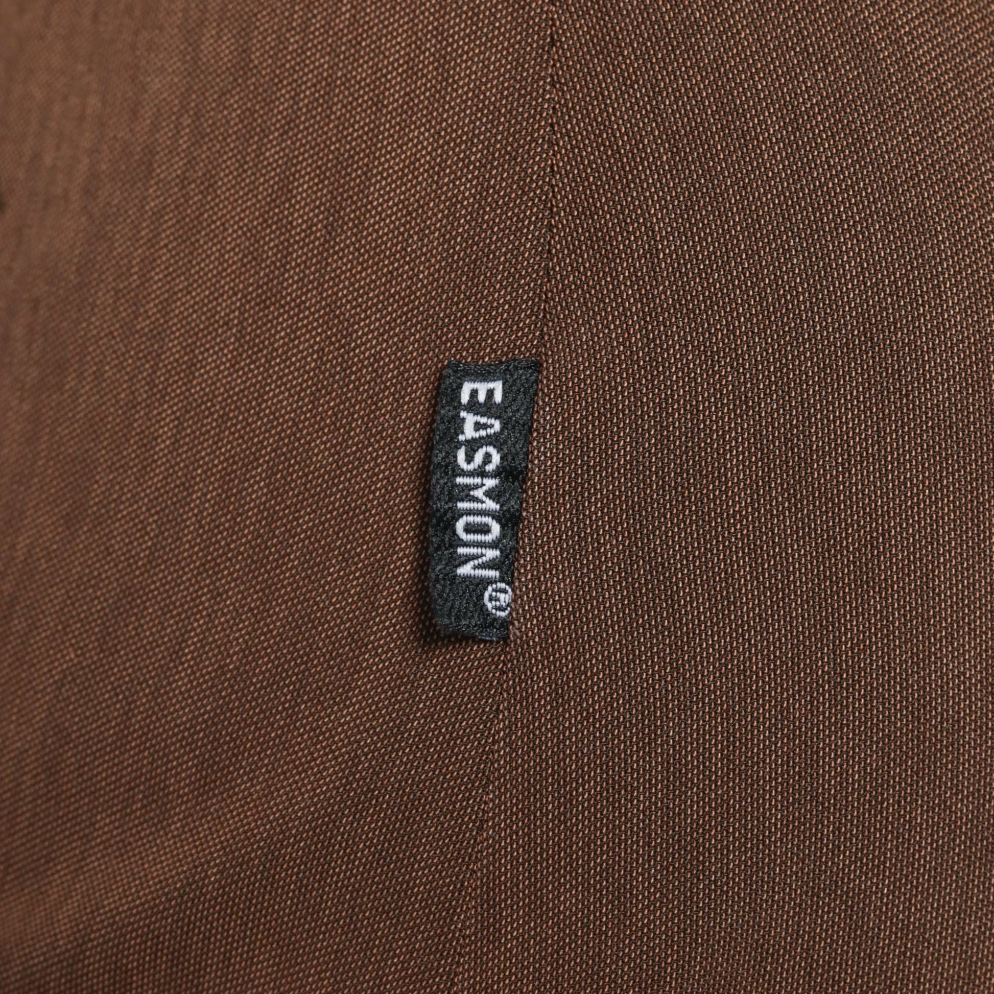 Y2K Brown High-Waisted Straight Leg Pants Sparkly Squiggle XS