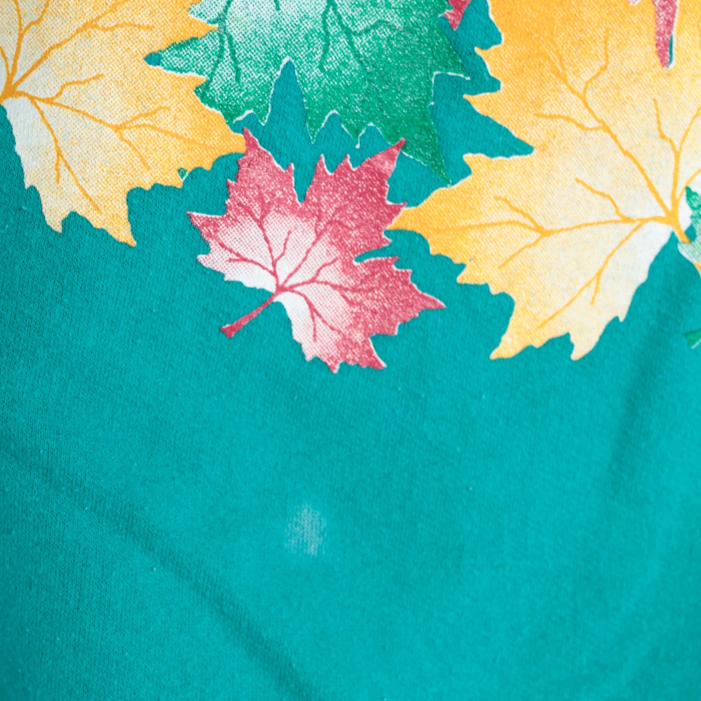 90s Niagara Falls Canada Maple Leaf Sweatshirt Green Crewneck Small