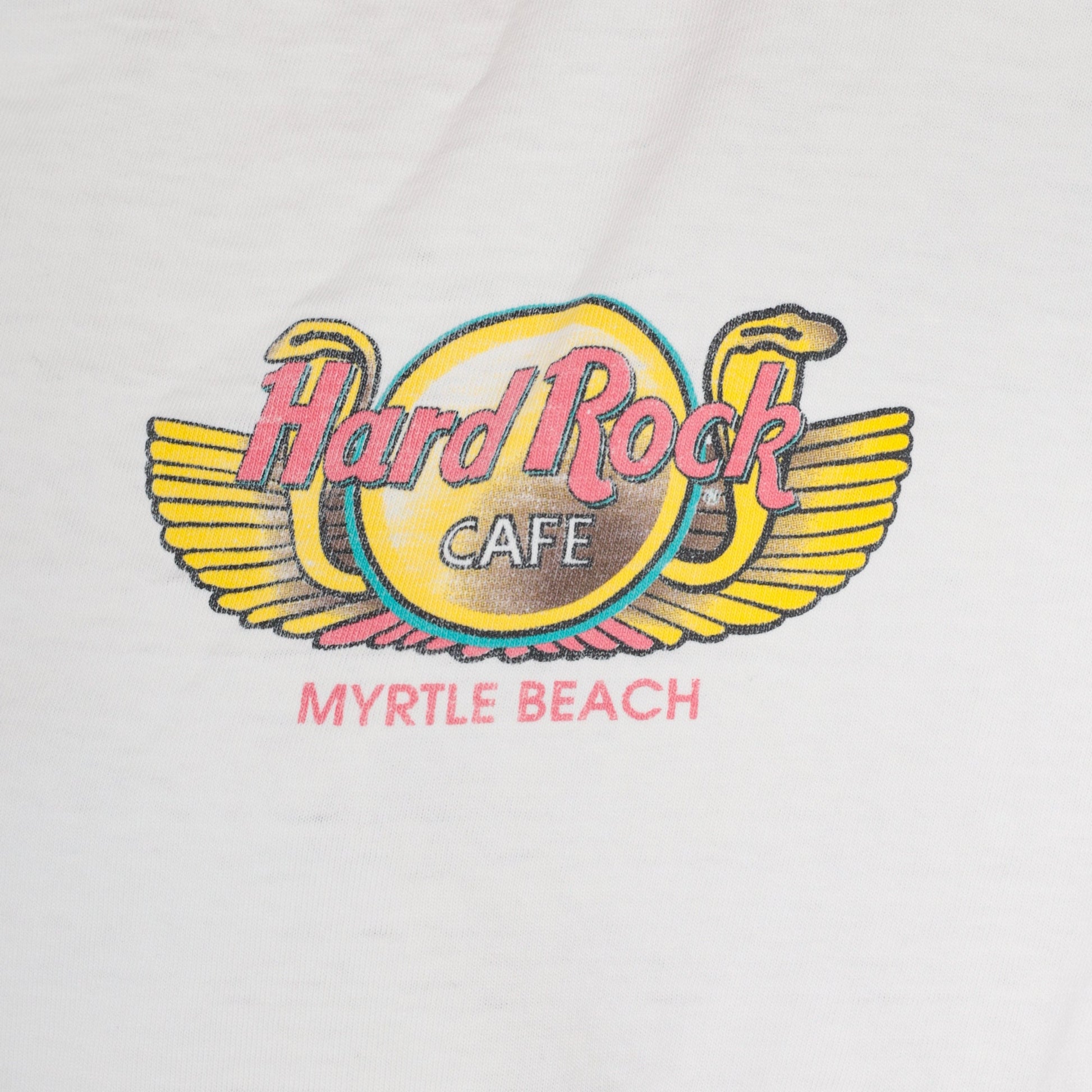 90s Hard Rock Cafe Myrtle Beach Egypt Pharaoh Graphic Tee White XL