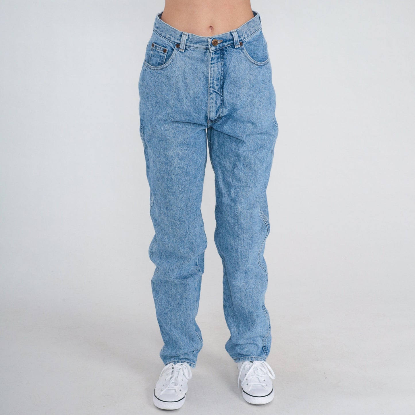 90s Forenza High Waisted Straight Leg Jeans Blue Denim Small
