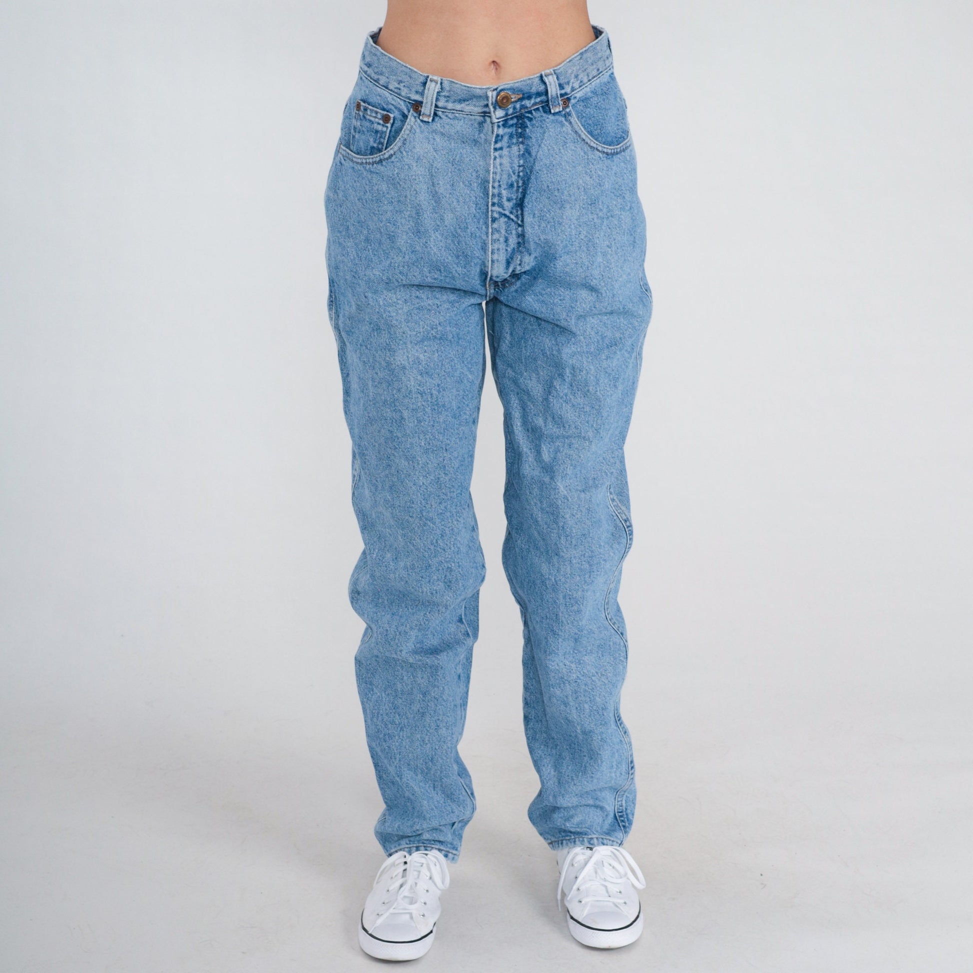 90s Forenza High Waisted Straight Leg Jeans Blue Denim Small