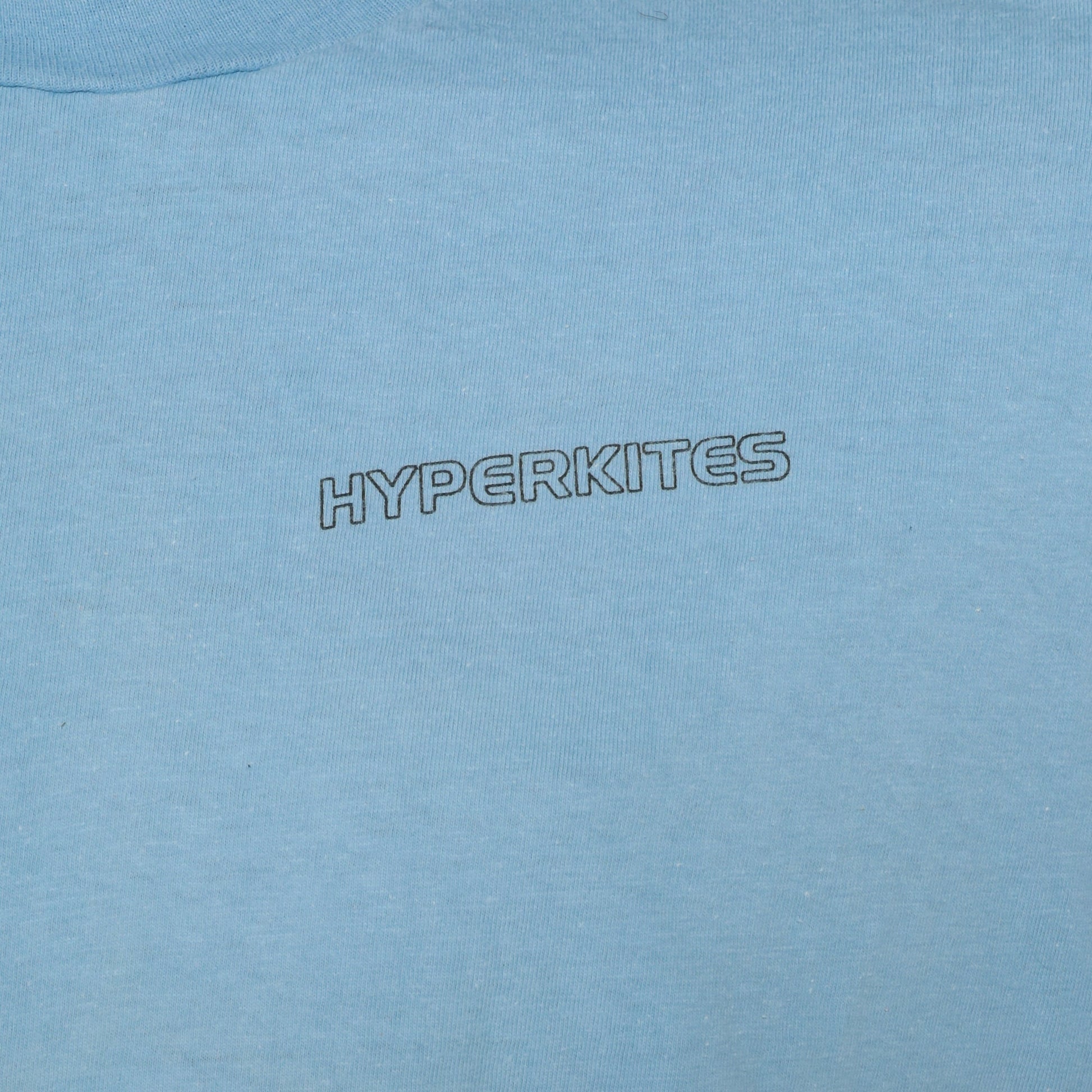 80s Hyperkites San Diego Graphic T-Shirt Blue Cotton Single Stitch Extra Large