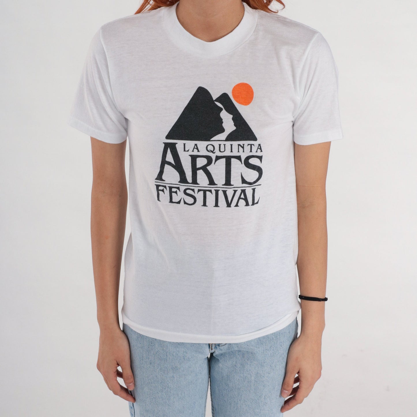 80s La Quinta Art Festival Graphic Tee White Single Stitch Extra Small