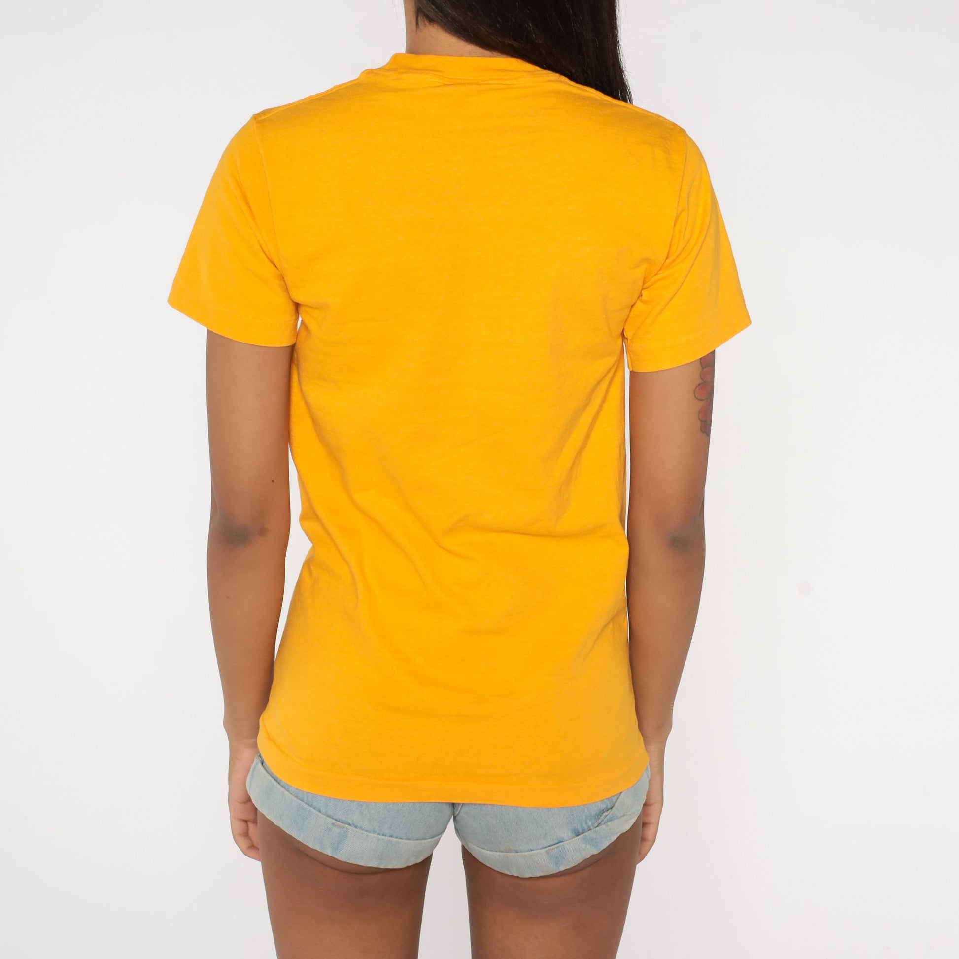 80s Hawaiian Electric Company We Deliver T Shirt Yellow Cotton Extra Small
