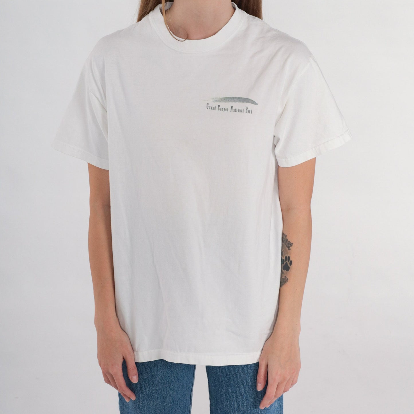 90s Grand Canyon National Park T-Shirt White Graphic Tee Medium M