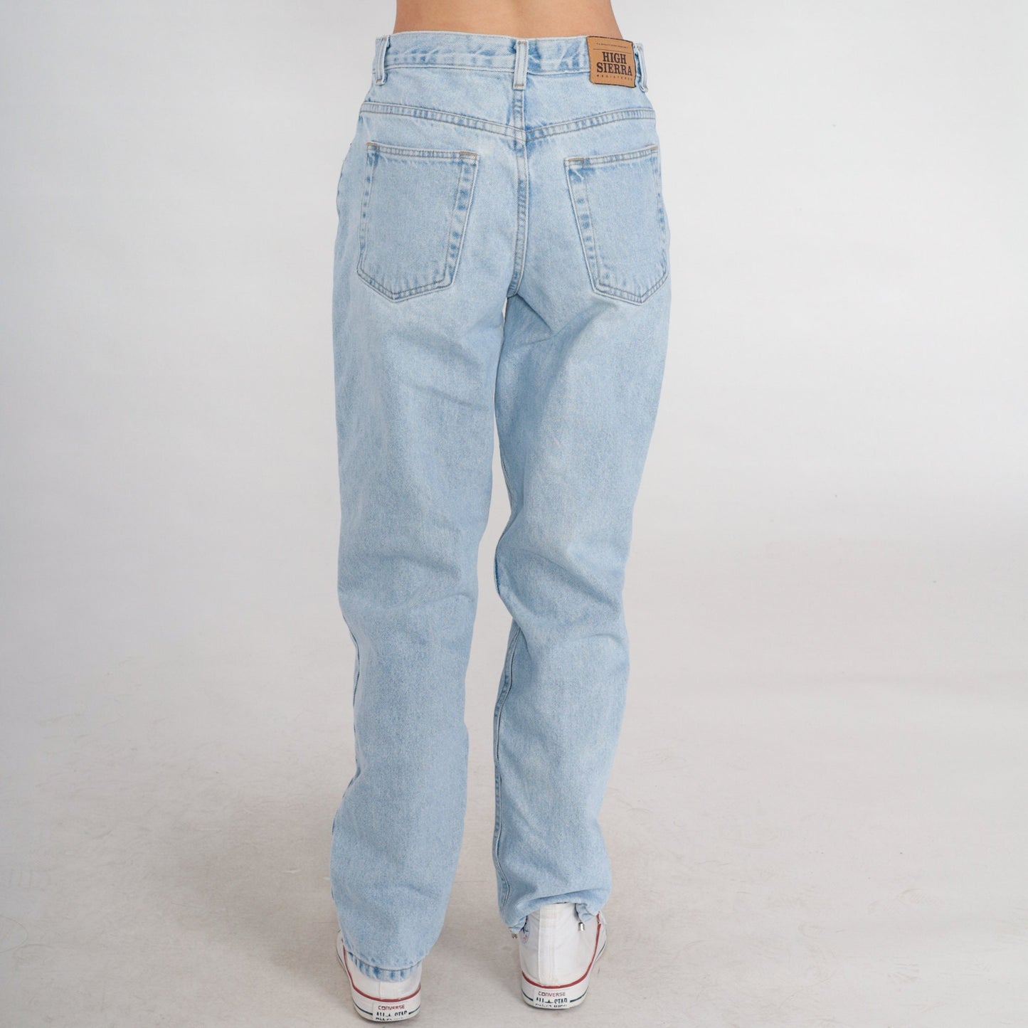 00s High Sierra Light Wash Straight Leg Jeans High Rise Medium