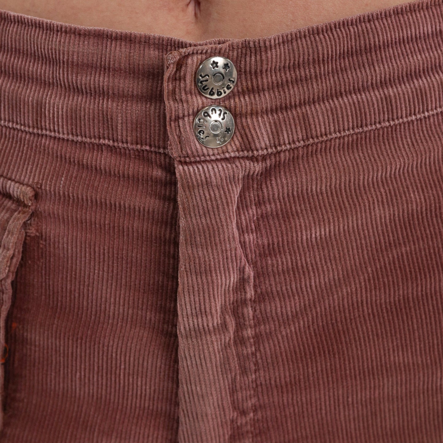 70s Stubbies Brown Corduroy Straight Leg Pants Mid Rise Extra Small