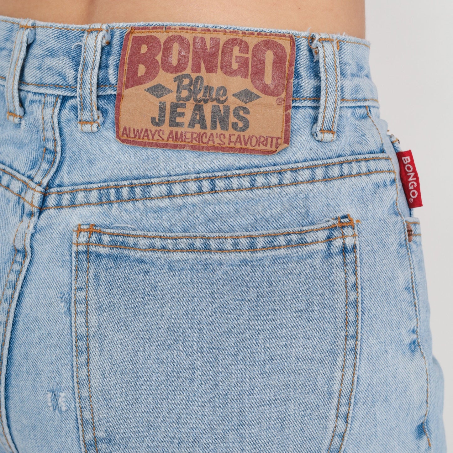 90s Bongo High Rise Denim Shorts Blue Small S