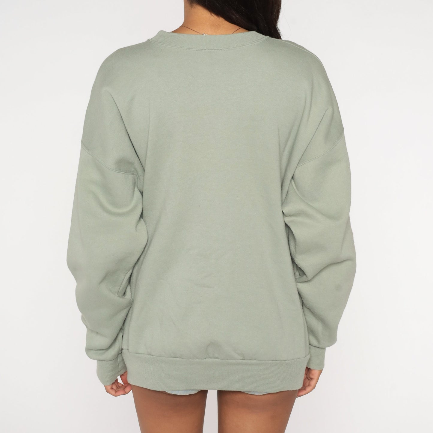 90s Humansville Missouri Farm Graphic Sweatshirt Moss Green Crewneck Extra Large XXL