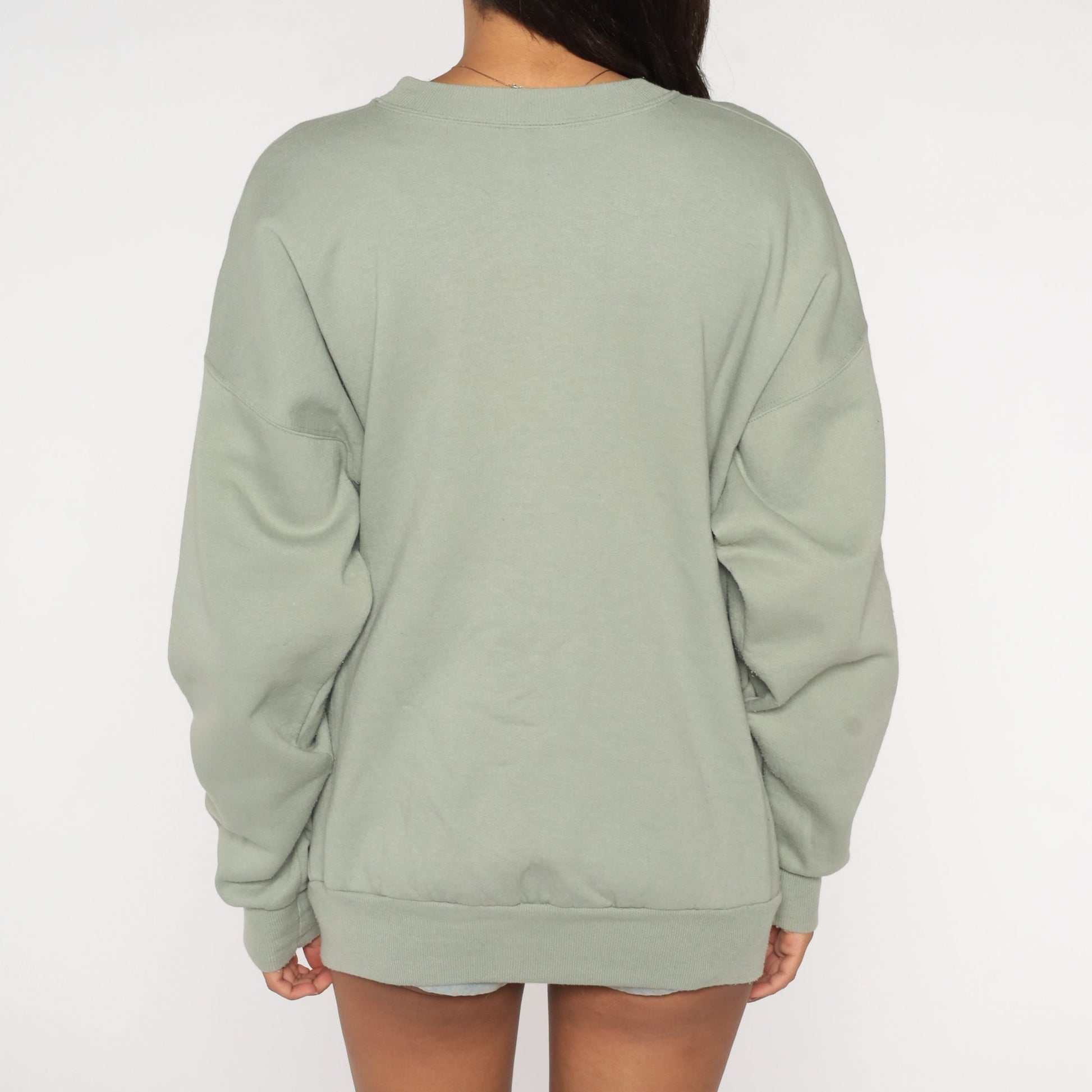 90s Humansville Missouri Farm Graphic Sweatshirt Moss Green Crewneck Extra Large XXL