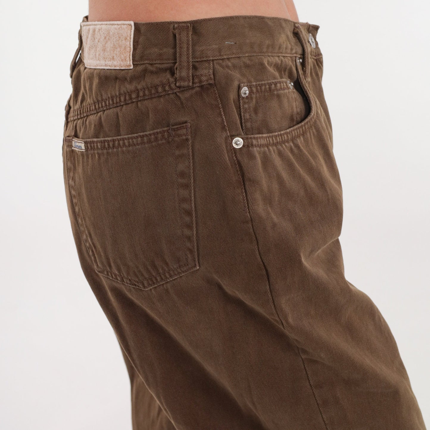 90s Ann Taylor Brown Mom Jeans High Rise Tapered Denim 12L