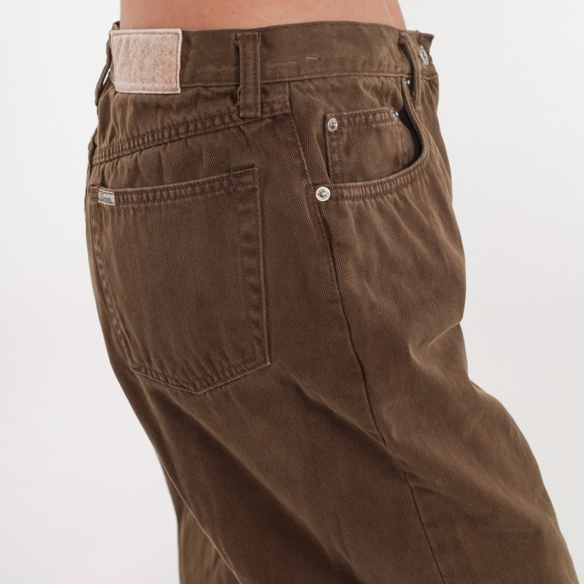 90s Ann Taylor Brown Mom Jeans High Rise Tapered Denim 12L