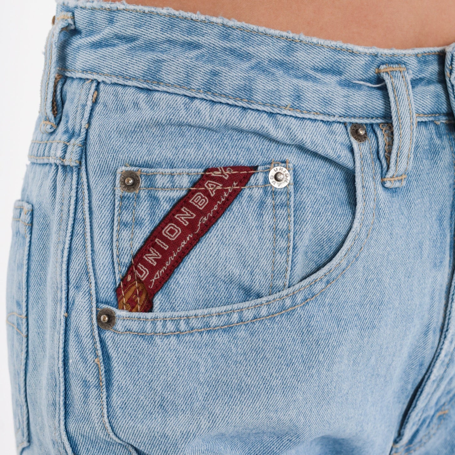 90s Union Bay High-Waisted Denim Shorts Blue Small S