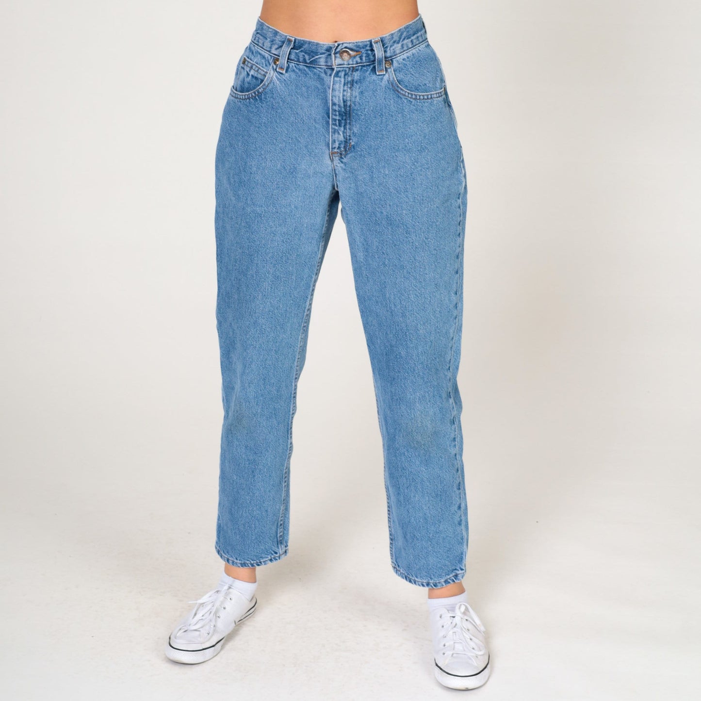 90s Liz Claiborne Mom Jeans Blue Denim Tapered Straight Leg Extra Small