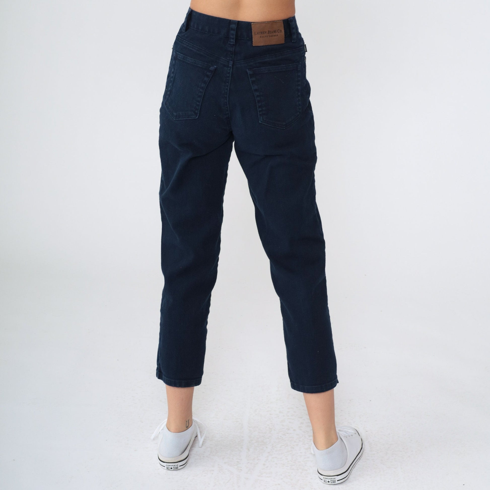Ralph Lauren Y2K Dark Wash High-Rise Ankle Jeans Petite Extra Small