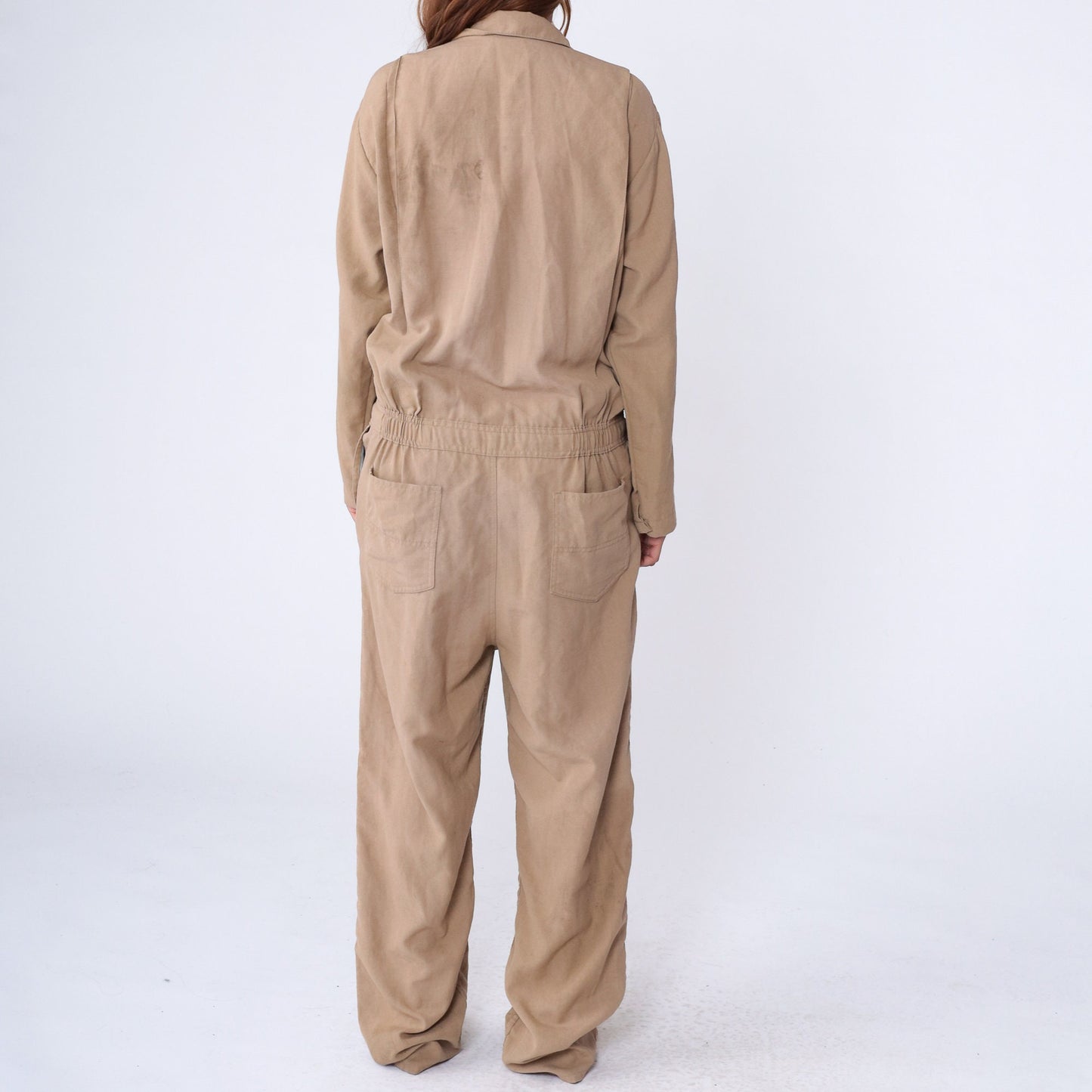 80s Stanco Nomex Tan Coveralls Workwear Jumpsuit Men's Large