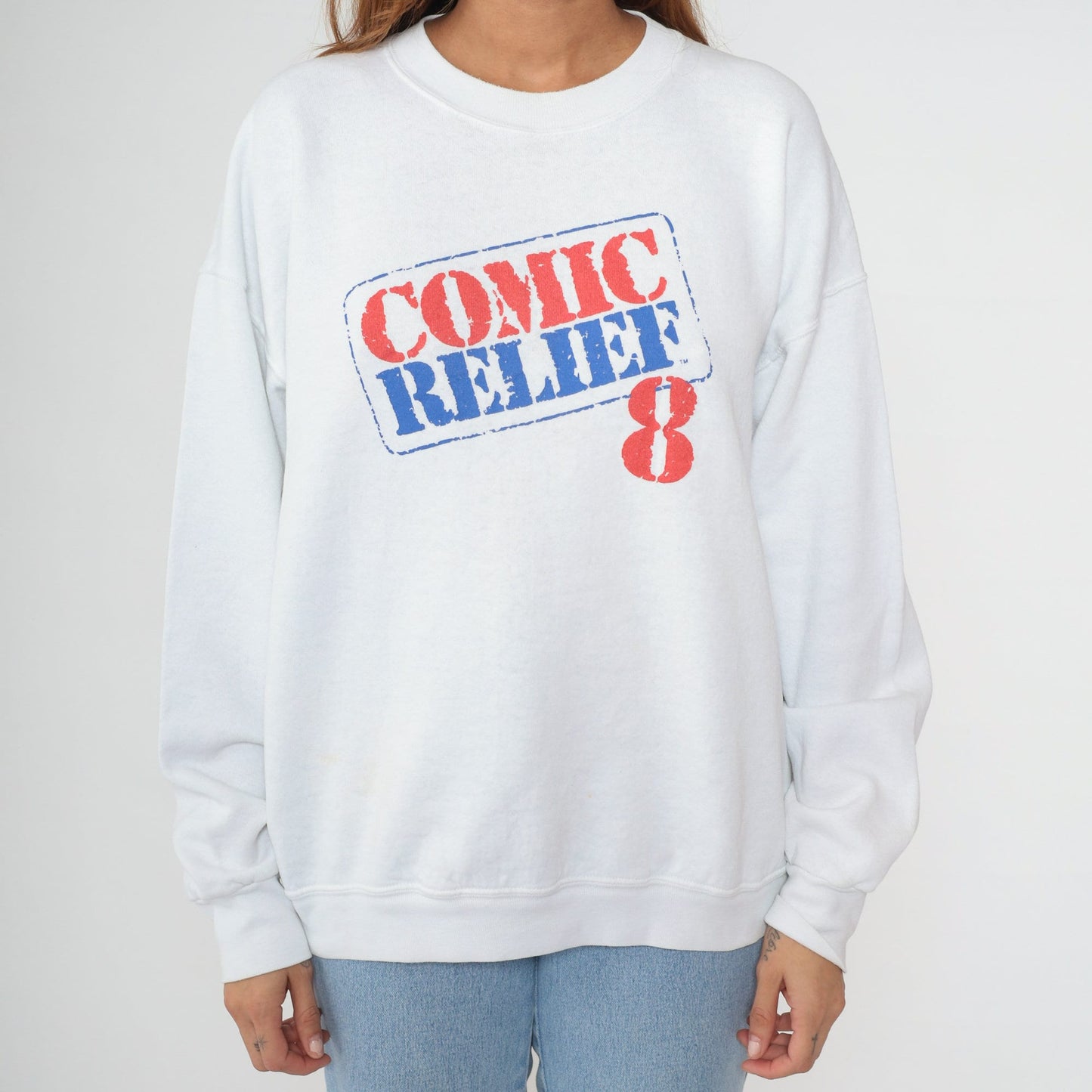 1998 Comic Relief Sweatshirt Robin Williams Whoopi Goldberg Billy Crystal 90s Graphic Extra Large