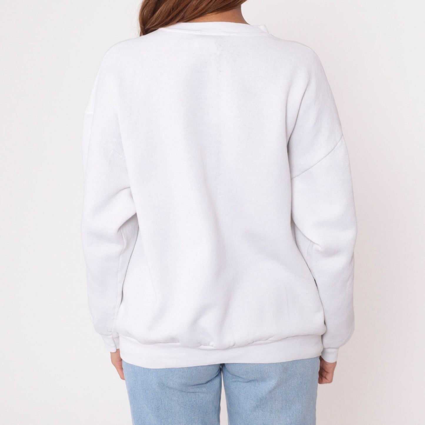 90s Winnie The Pooh Disney Embroidered Sweatshirt White Crewneck Large L