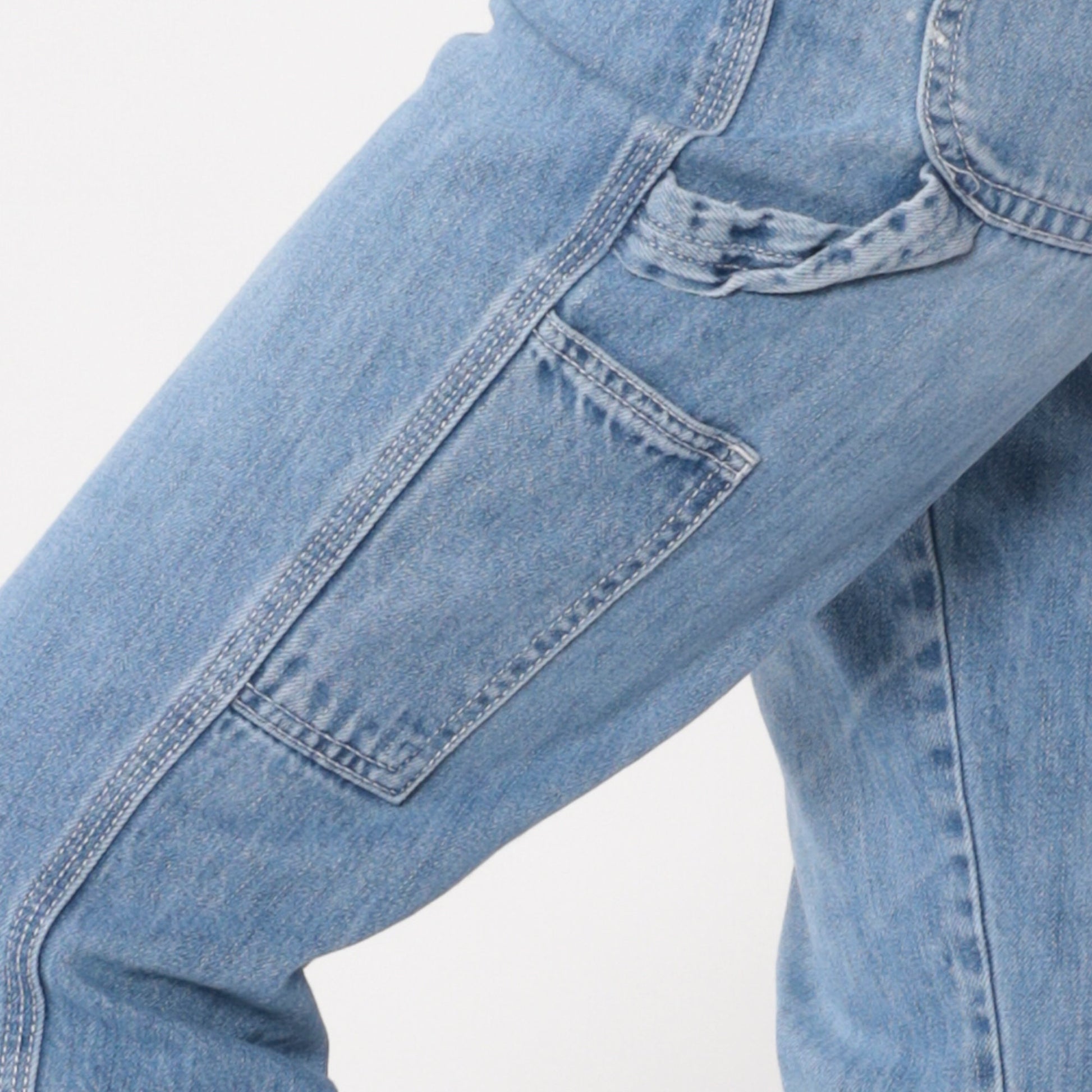 Dickies Y2K Carpenter Jeans Blue Denim Low Rise Straight Leg Extra Small