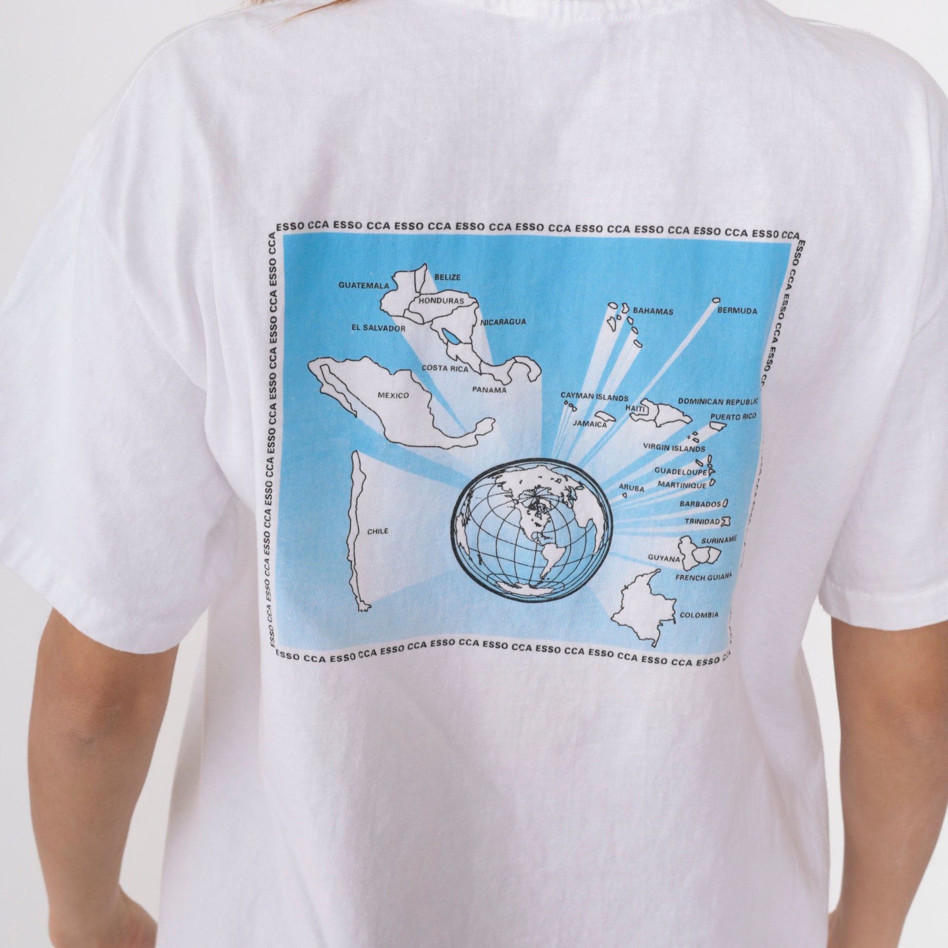 90s Clean Caribbean & Americas Oil Spill Preparedness Graphic Tee Cotton Large