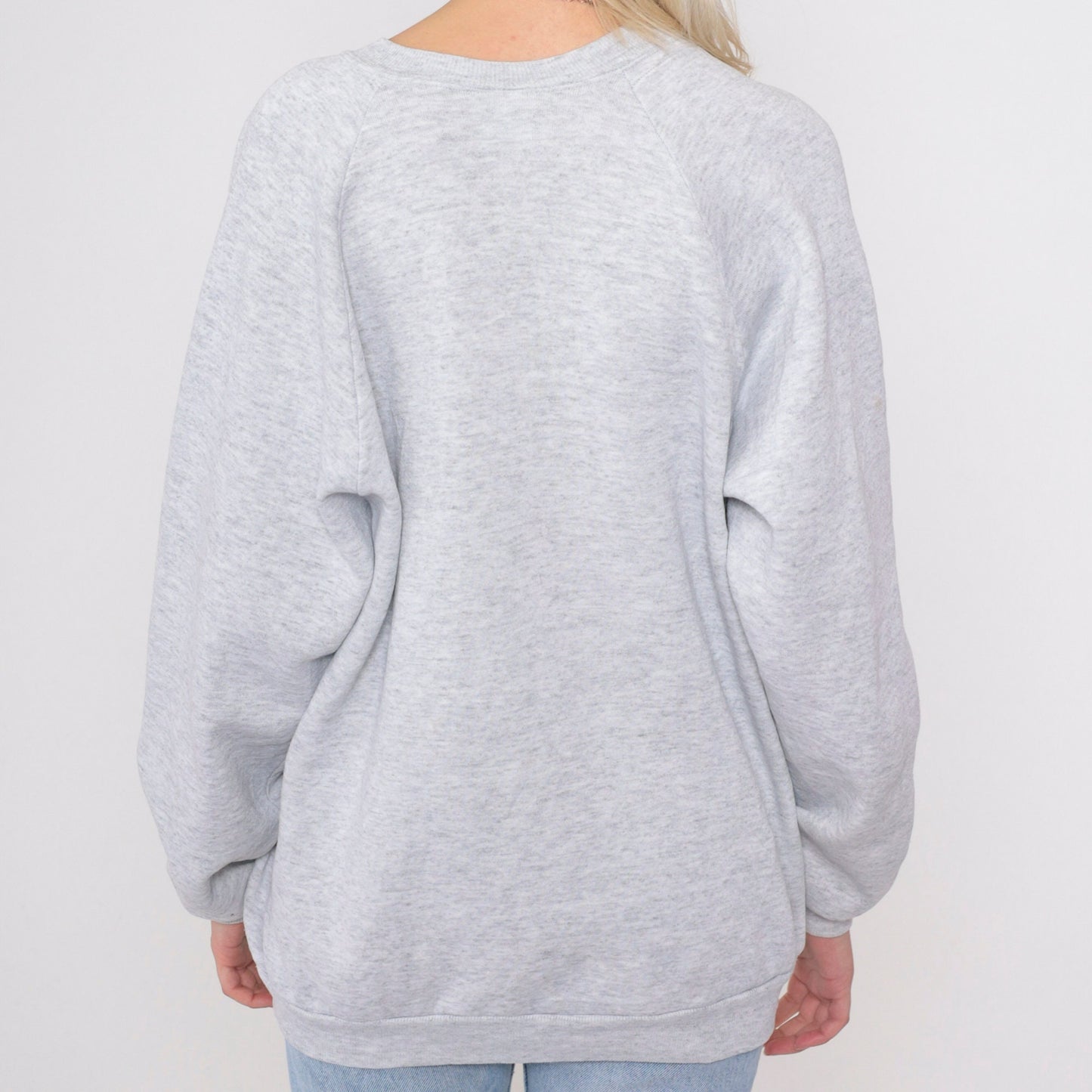 90s Ralston Purina Flagstaff Arizona Logo Sweatshirt Heather Grey Raglan Extra Large XXL
