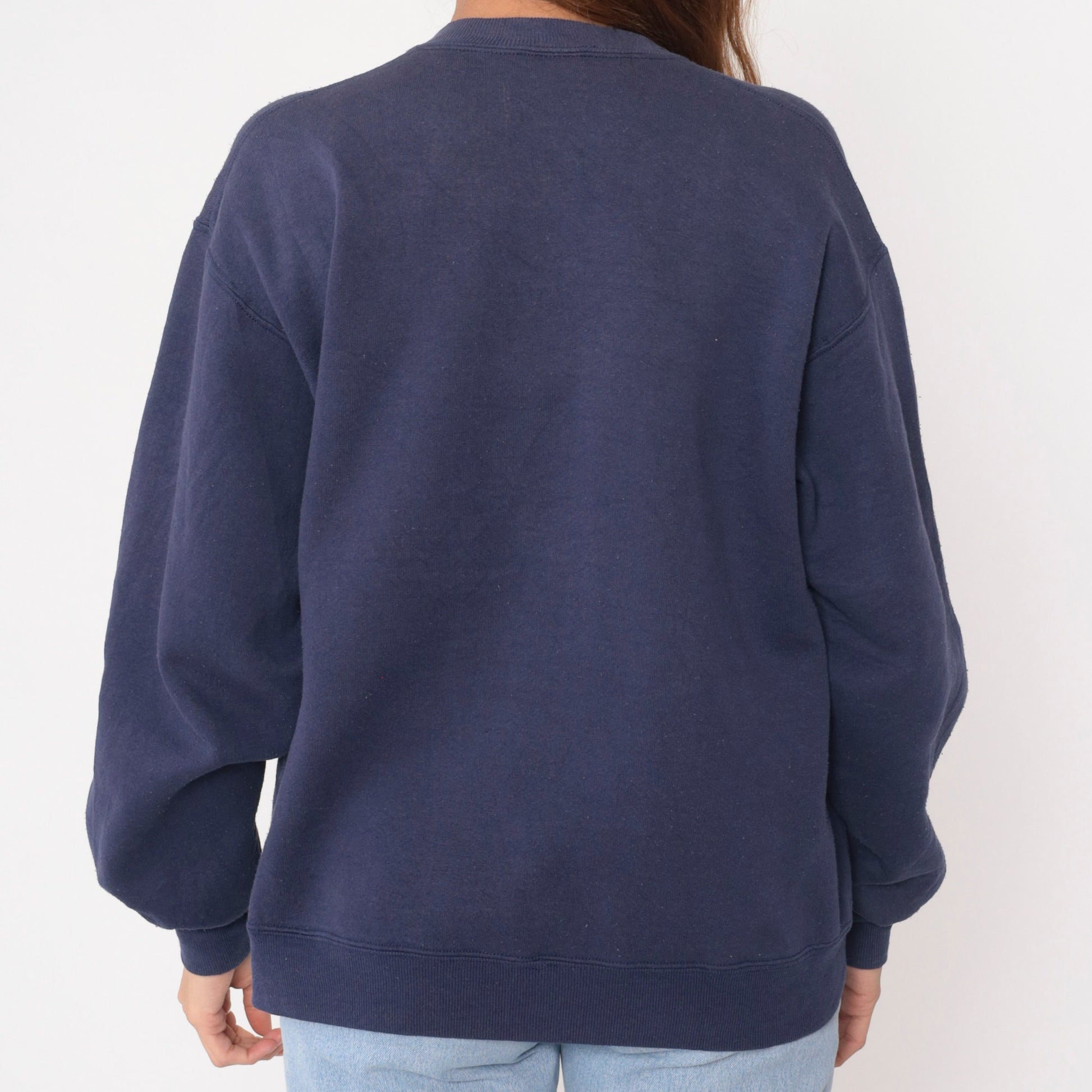 90s Concordia College Moorhead Minnesota Navy Sweatshirt Extra Large