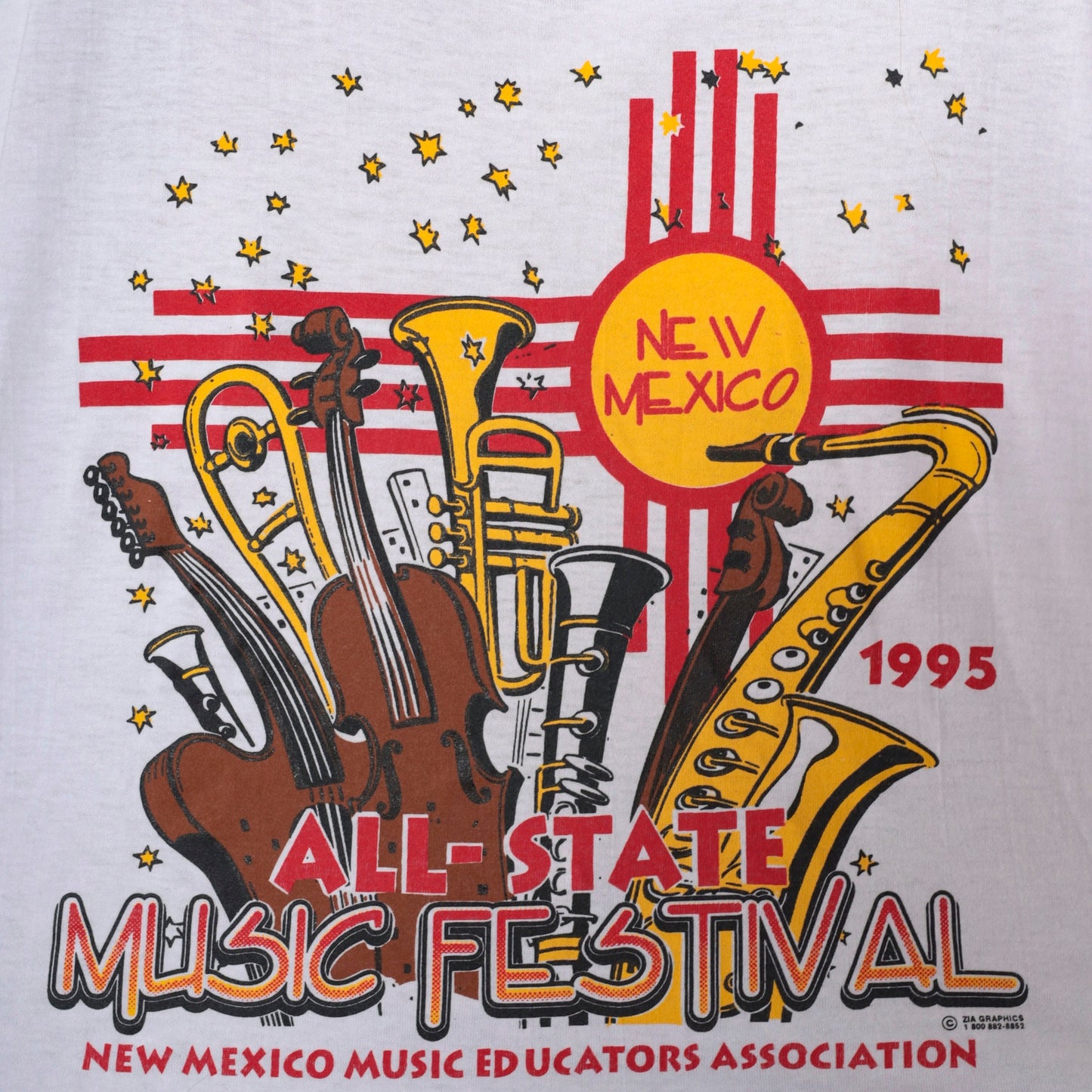 1995 All-State Music Festival New Mexico Graphic Tee Extra Large XL