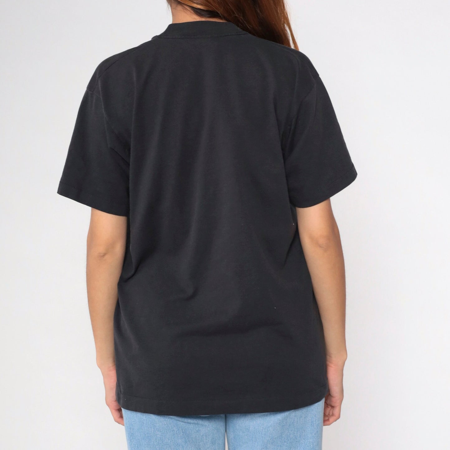 90s Metro Fugitive Task Force Denver Police Graphic Tee Black Large