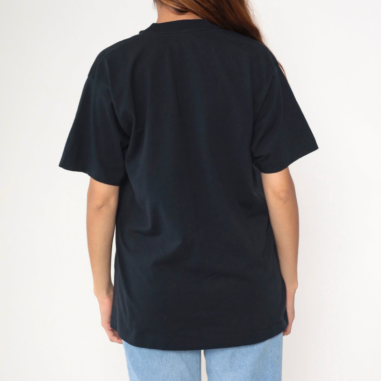 90s Sculpture In the Park Loveland Colorado Graphic Tee Black Neon Large L