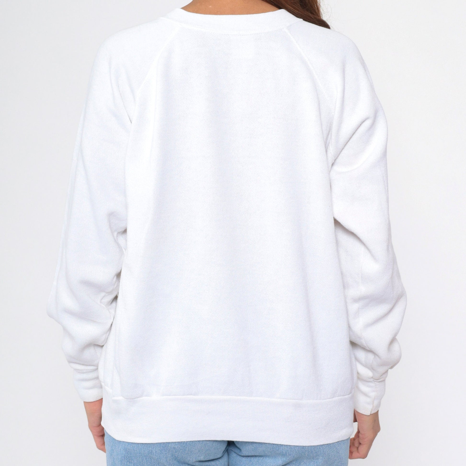 90s GPCA Great Pyrenees Club America Dallas 1990 Sweatshirt White Raglan Large