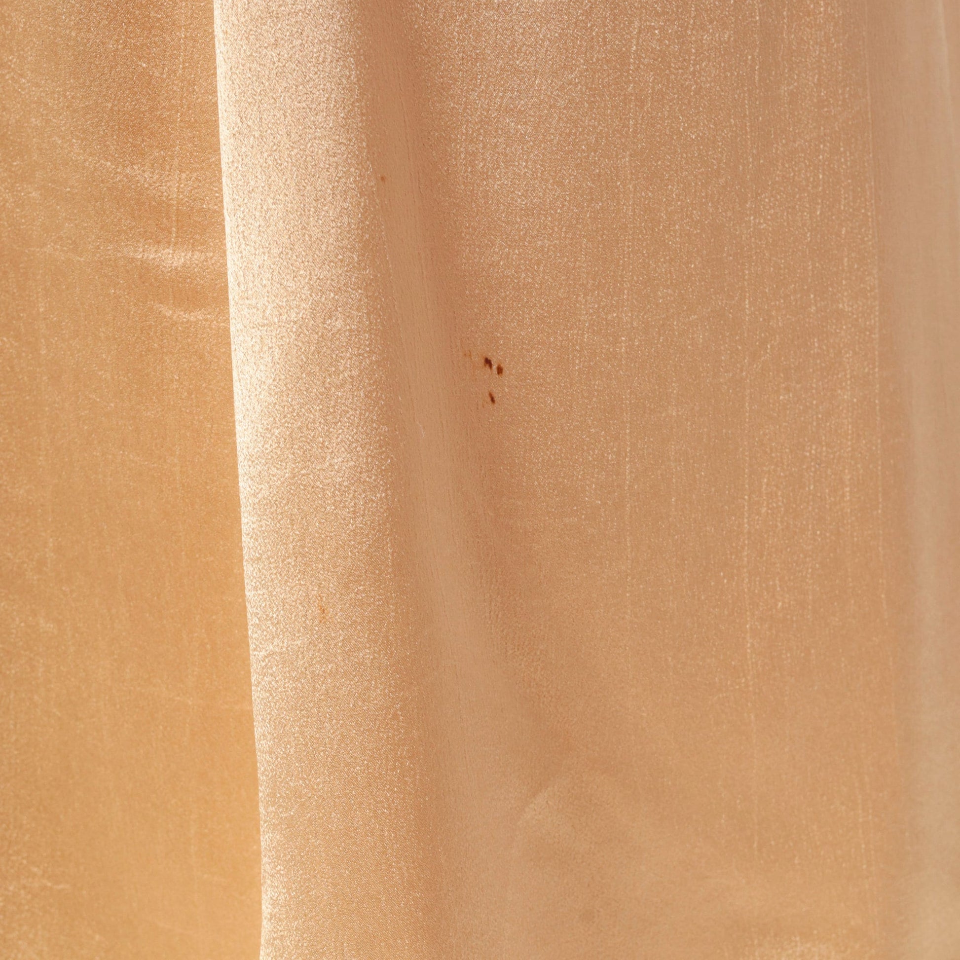 90s Wild Rose Apricot Shirtdress Knee-Length Button-Up Shift Dress Small