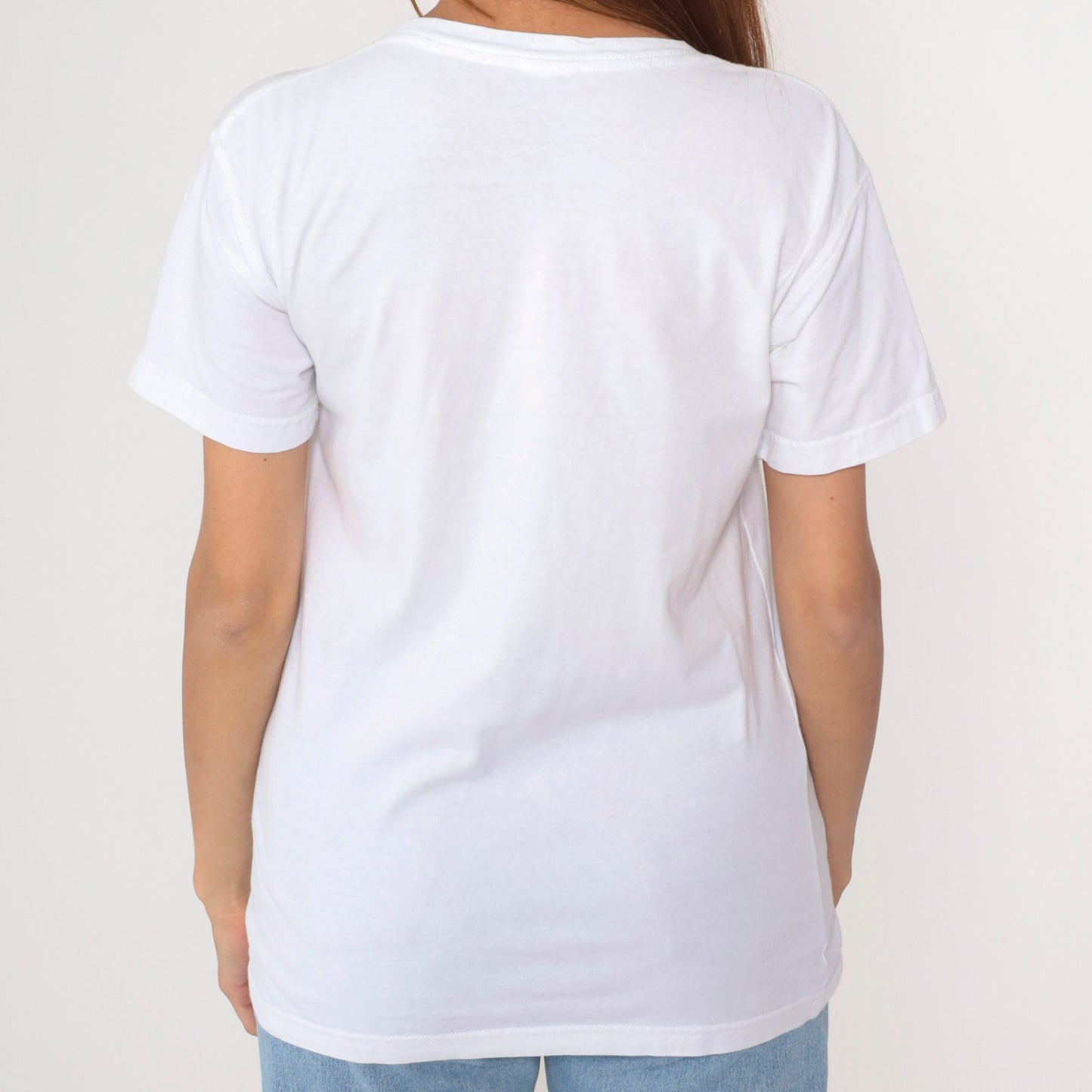 00s Moscow Russia St. Basil's Cathedral Graphic T-Shirt White Small