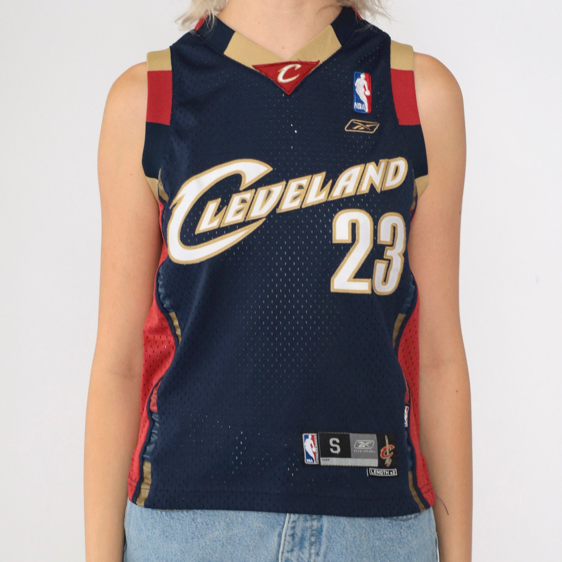 LeBron James Cleveland Cavaliers #23 Reebok NBA Jersey Navy Small