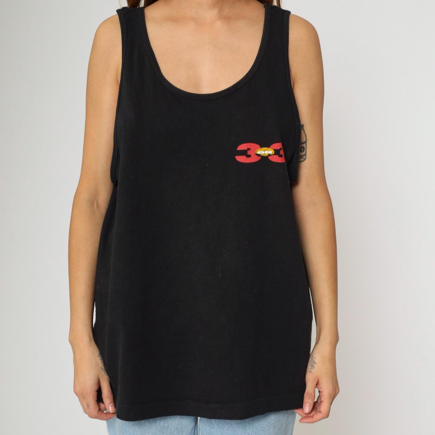 90s Chicago Bulls 3x3 Classic Tank Top Vintage NBA Basketball Bring Your Game Extra Large
