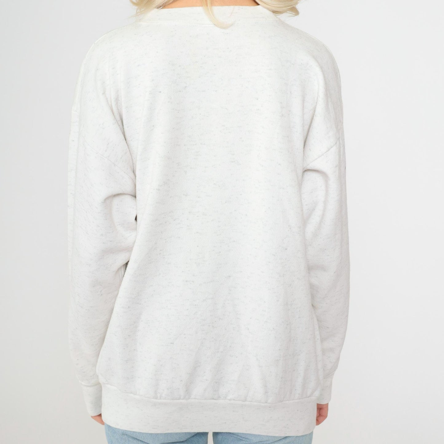 90s Wild Hare Boot Scootin' Granny Graphic Sweatshirt Grey Medium Large