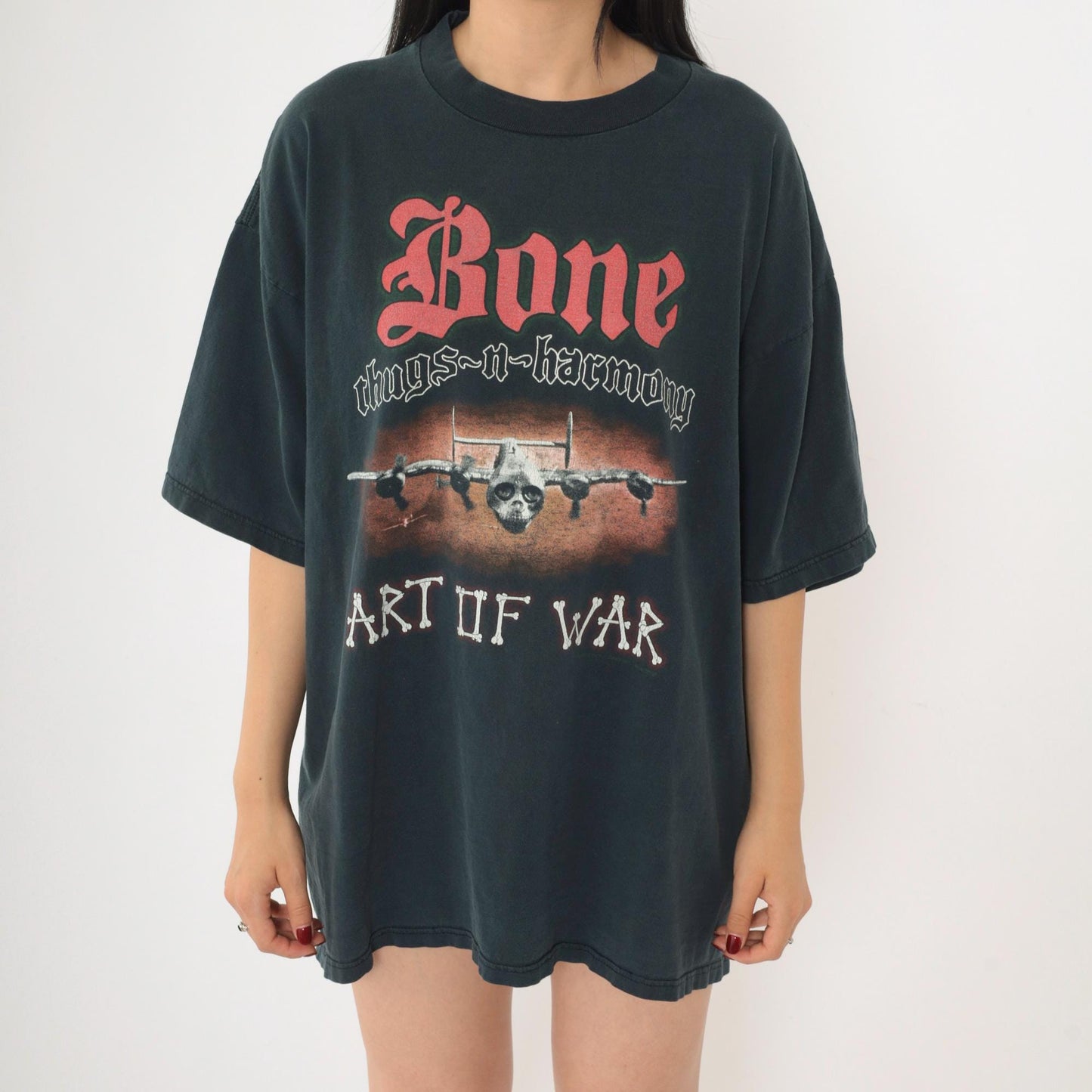 1997 Bone Thugs-N-Harmony Art of War Tour T-Shirt Black Cotton Extra Large XL