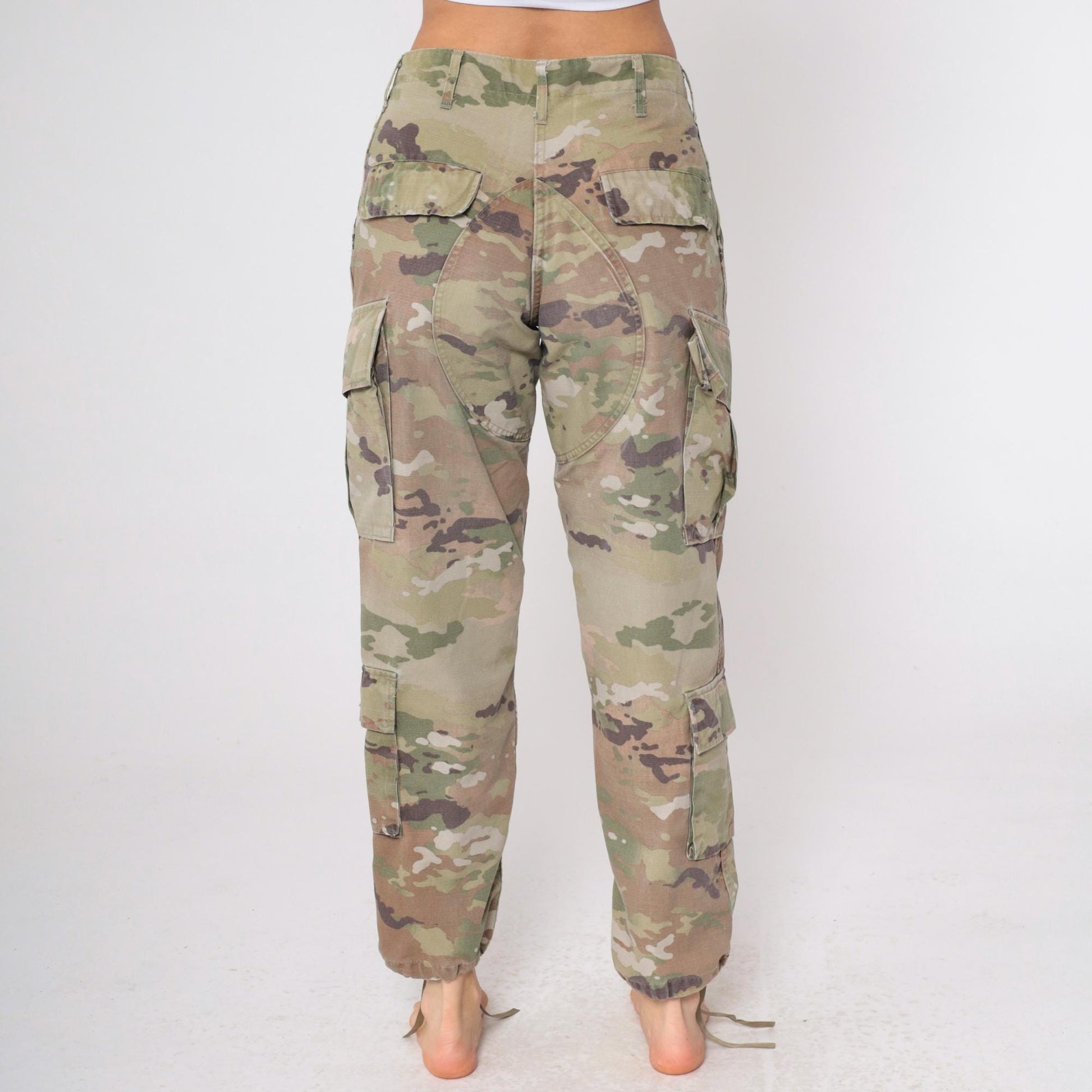 90s Propper International Camo Cargo Pants Olive Green Small