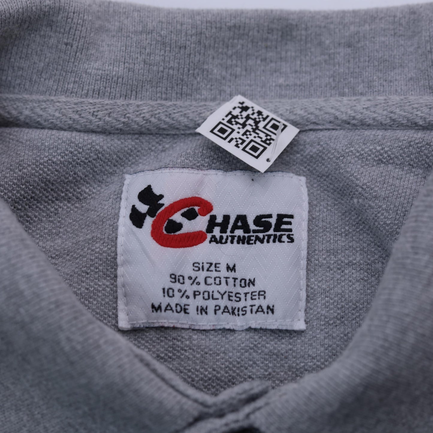Chase Authentics Tony Stewart #20 NASCAR Polo Shirt Grey Medium