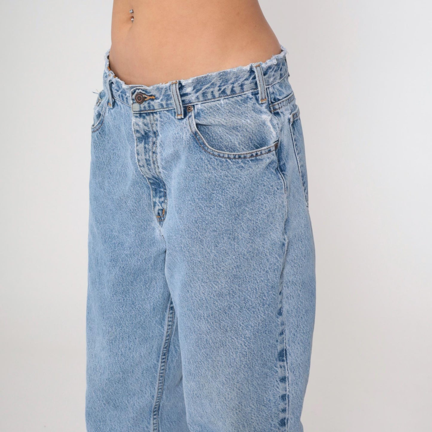 90s Flying A Jeanswear High Rise Tapered Blue Denim Jeans Medium